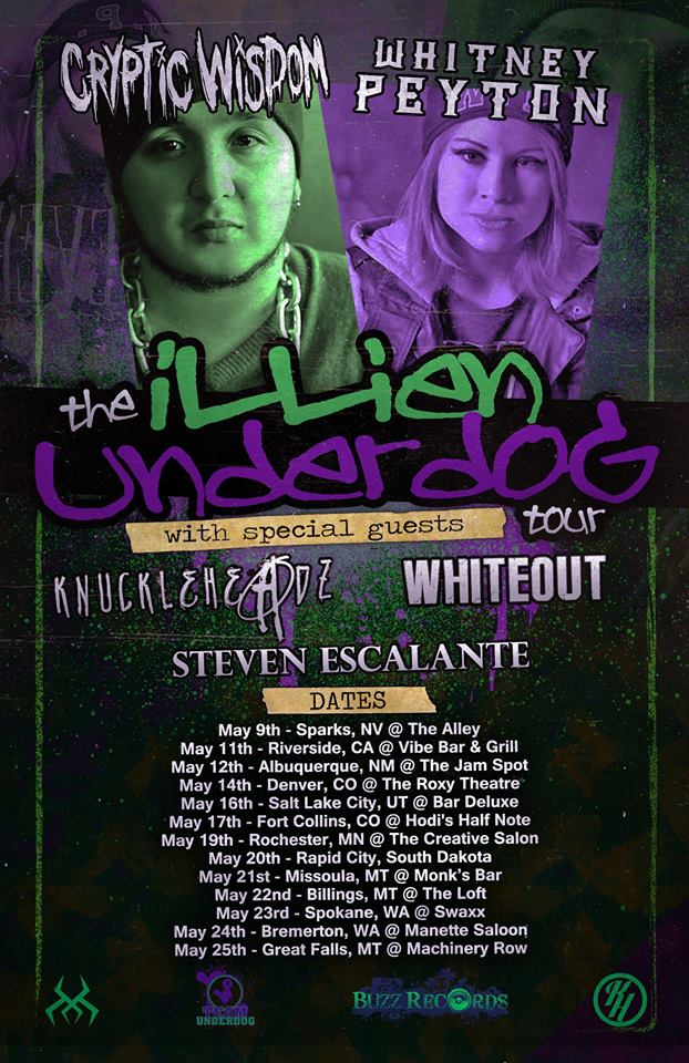 iLLien UnderDog Tour Poster