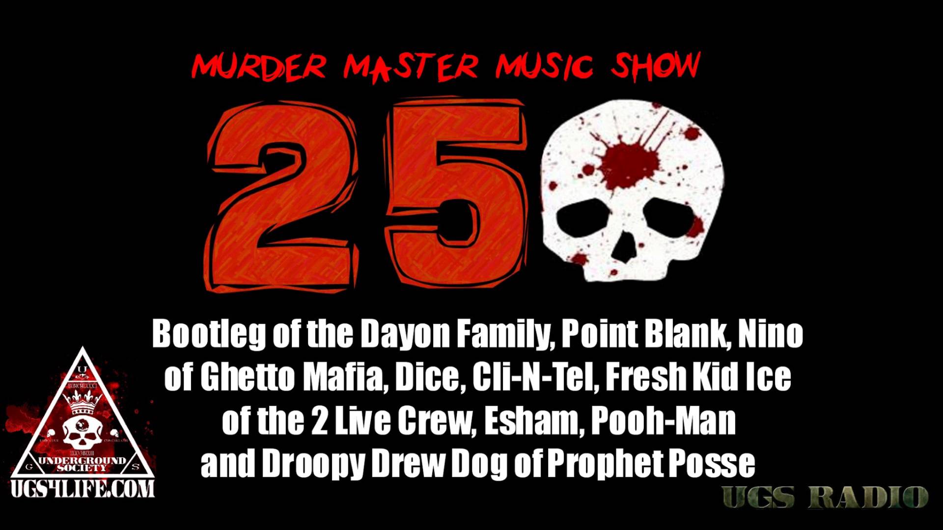 Murder Master Music Show: Episode 250 (Bootleg, Esham, more!)