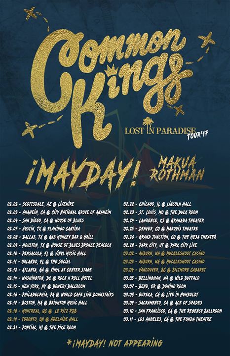 Mayday Lost In Paradise Tour