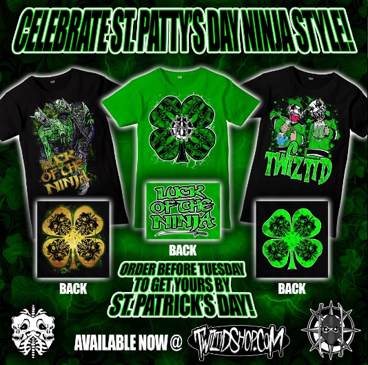Twiztid St. Patty's Day Shirts