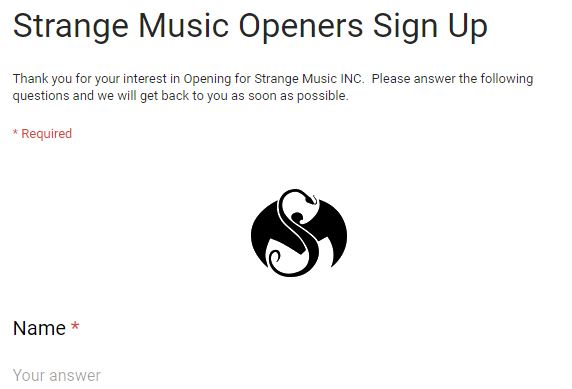 StrangeMusicOpenings