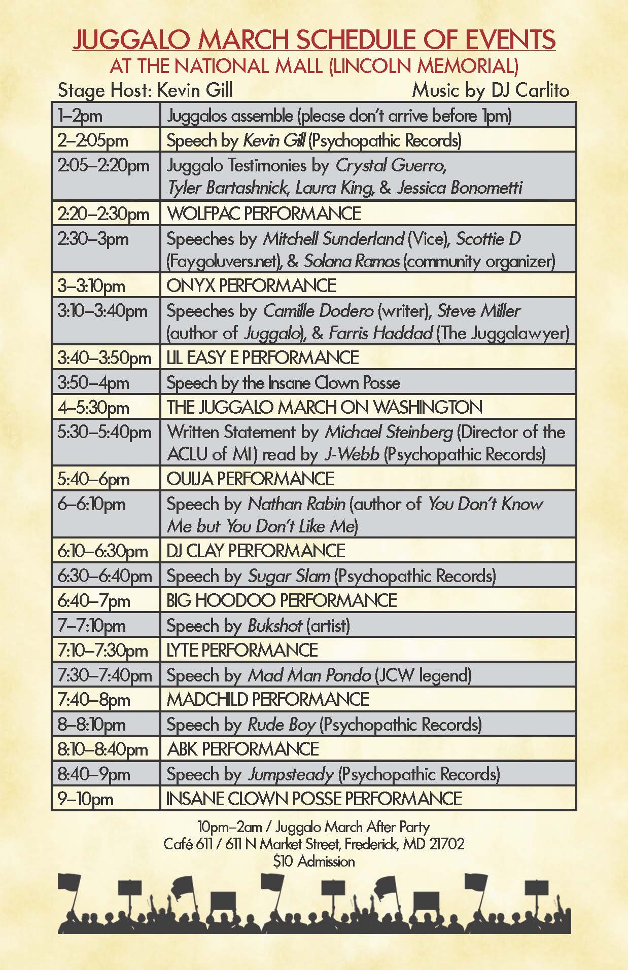 Juggalo-March-SCHEDULE