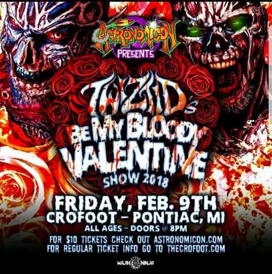 Twiztid My Bloody Valentine Show 2018