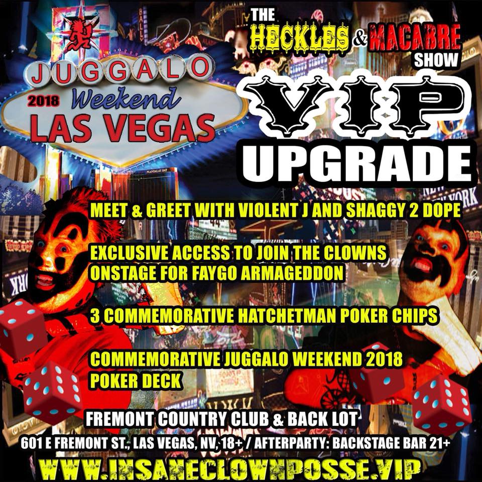 ICP Juggalo Weekend 2018 VIP On Sale Now
