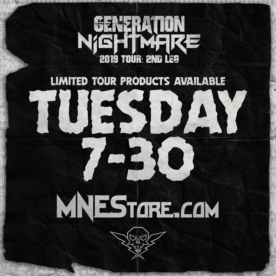 Generation Nightmare Tour Merch