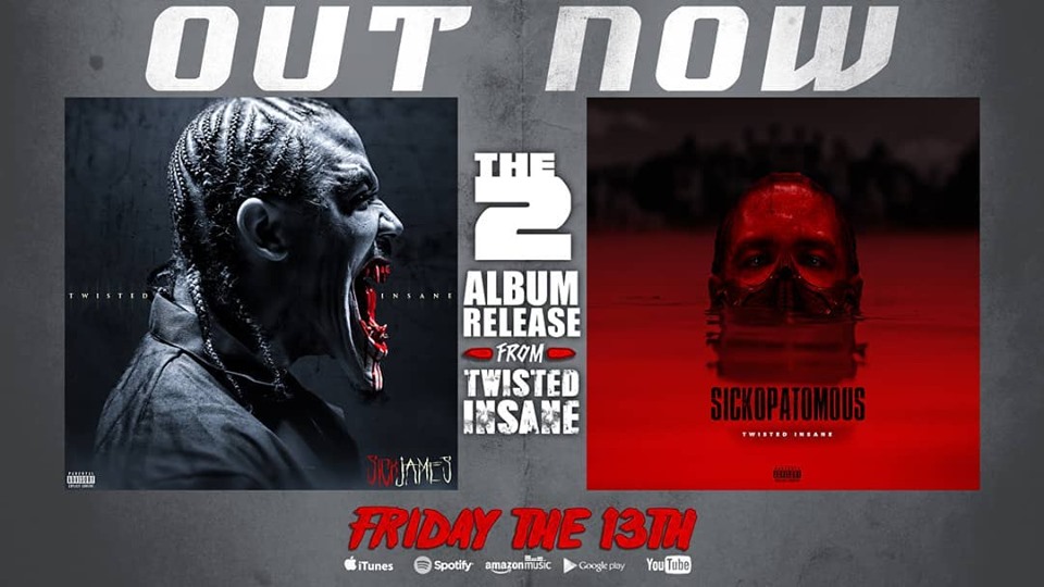Twisted Insane Albums Out Now