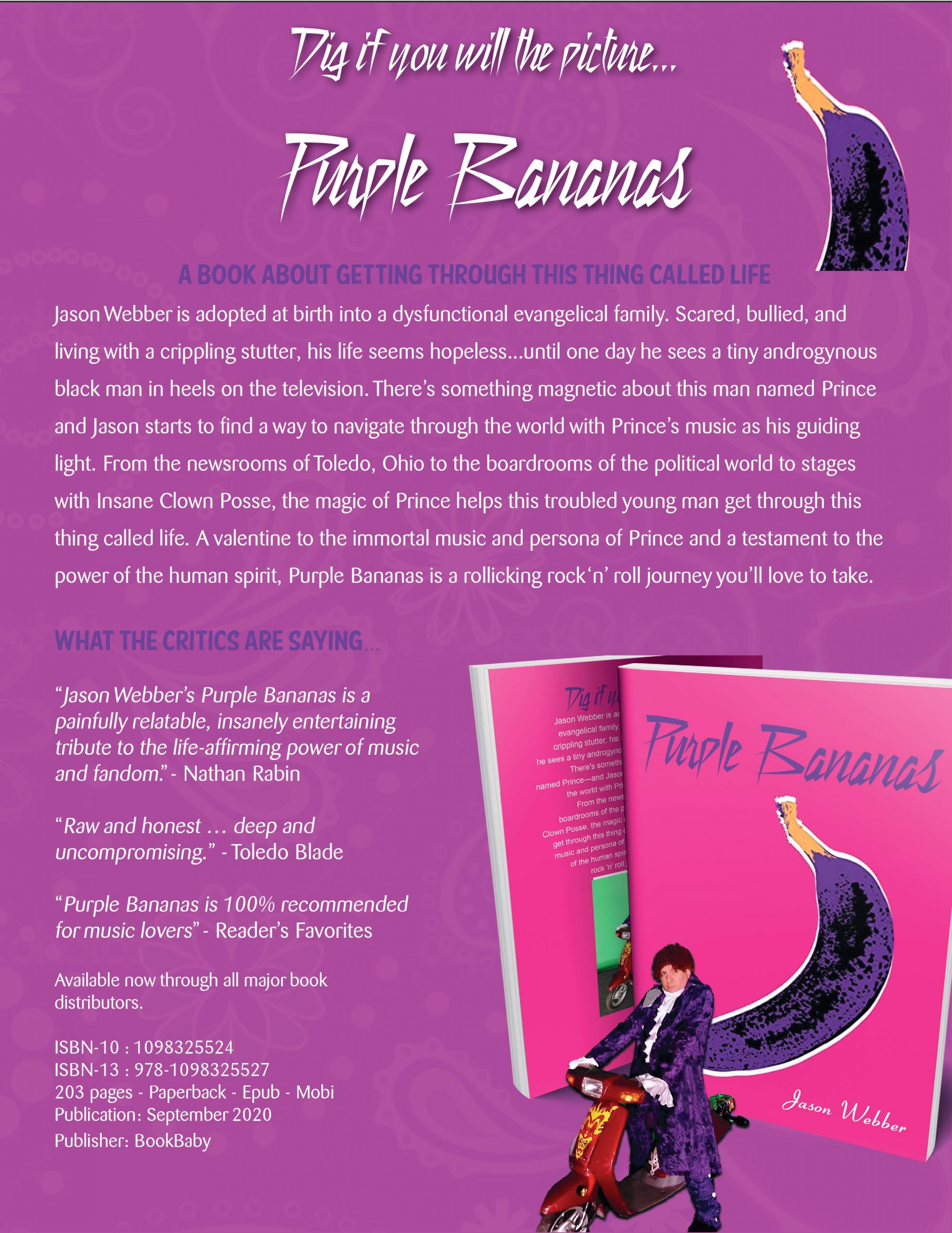 Sell Sheet.Purple Bananas.