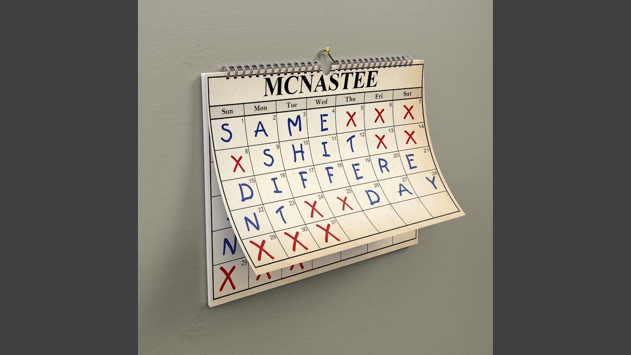 Reminder! New McNastee Outlaw Country-Tinged Single “Same Shit, Different Day” Out Now!