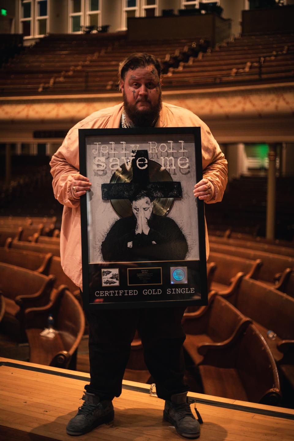 Jelly Roll gold record