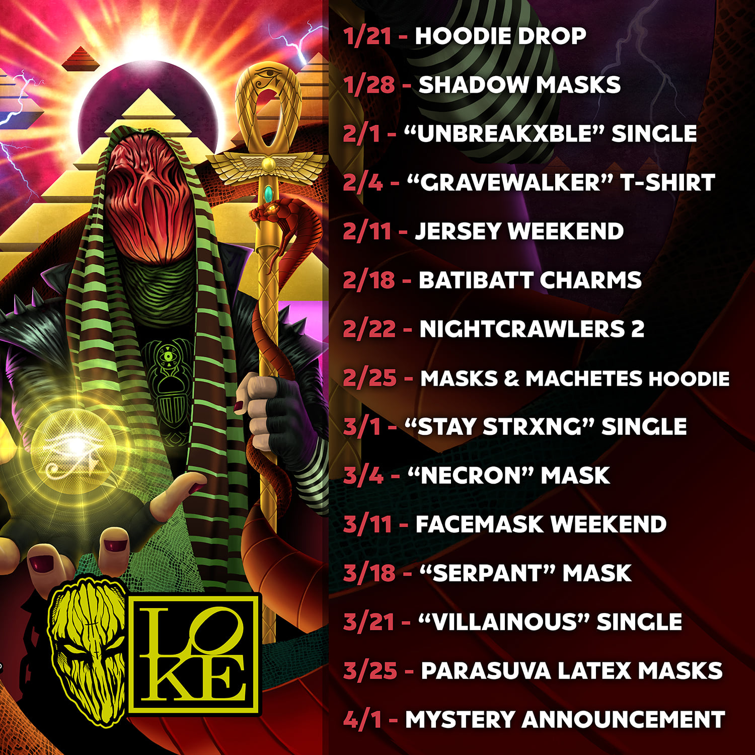Lo Key release schedule
