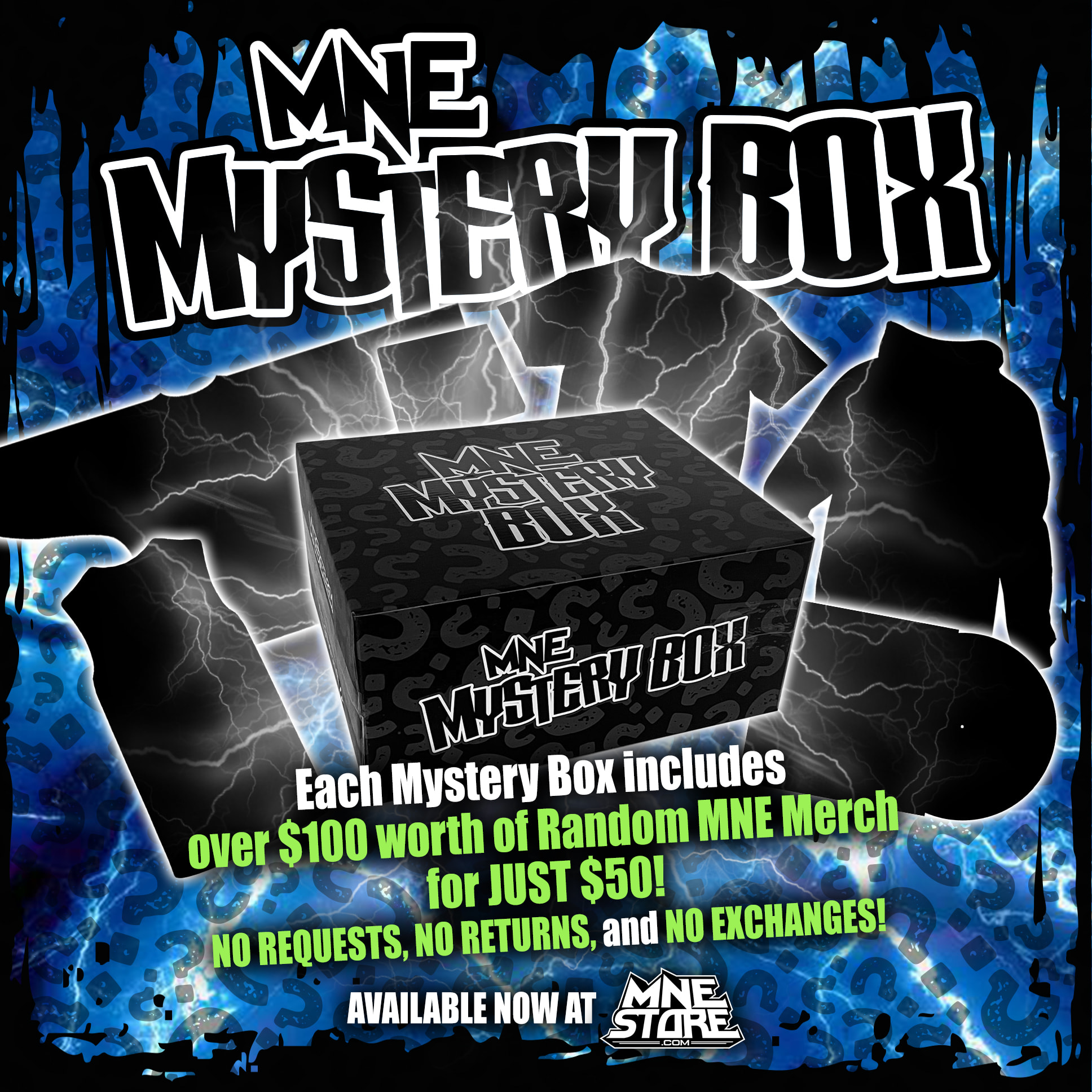mne merch stuff