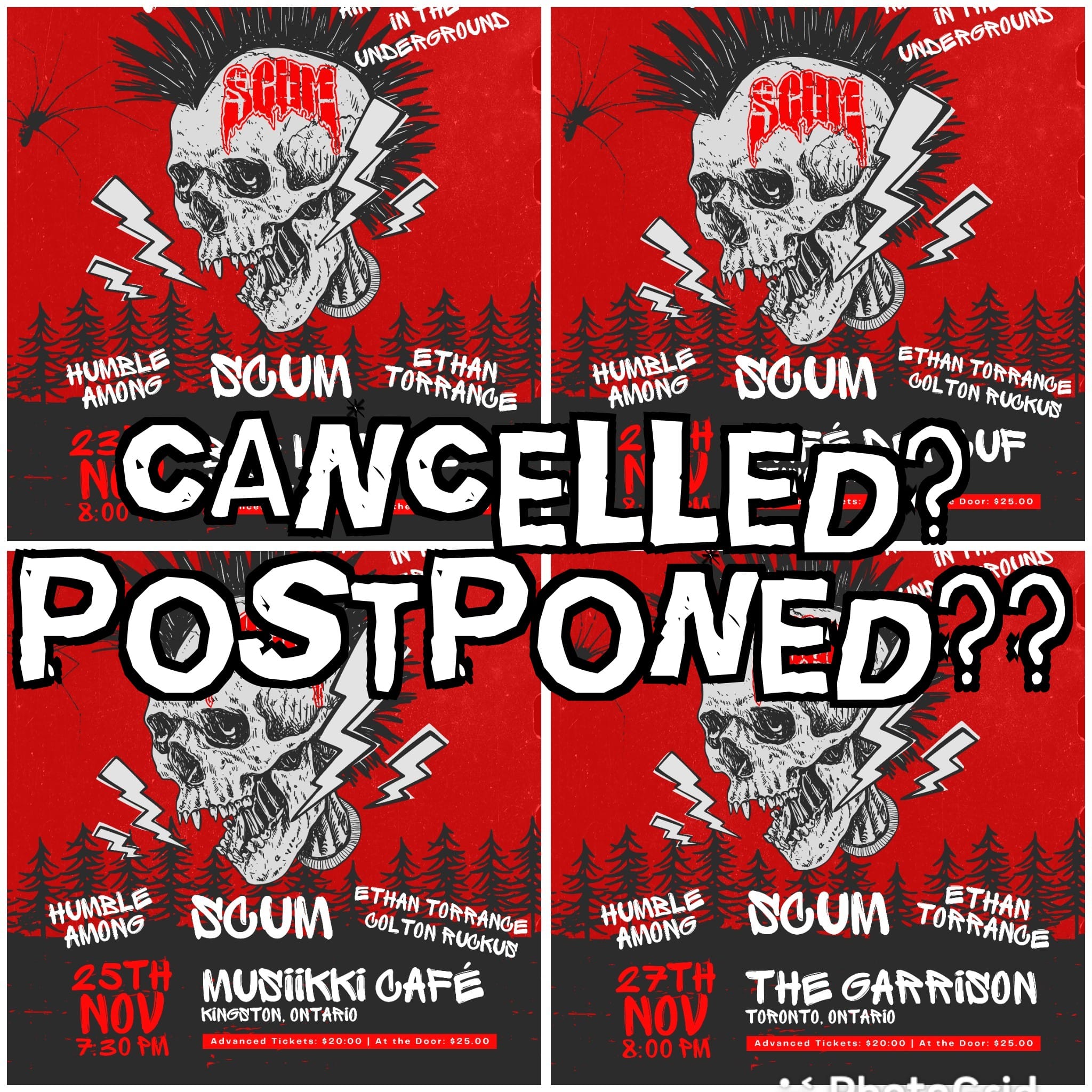 Scum cancalled