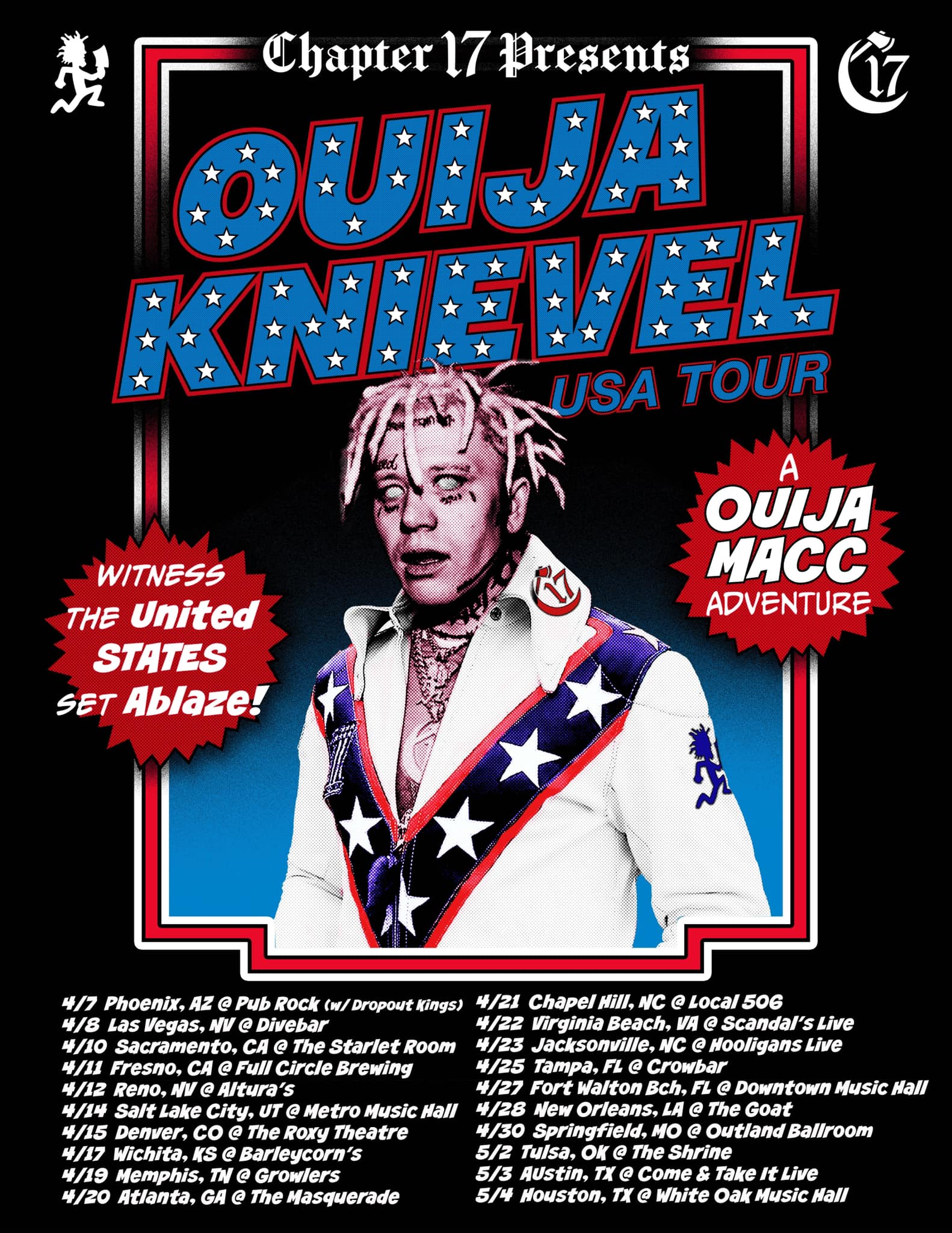 ouijaknieveltour