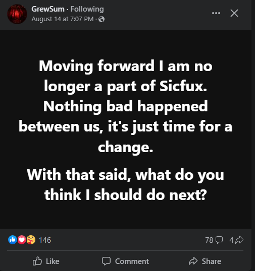 Grewsum departs