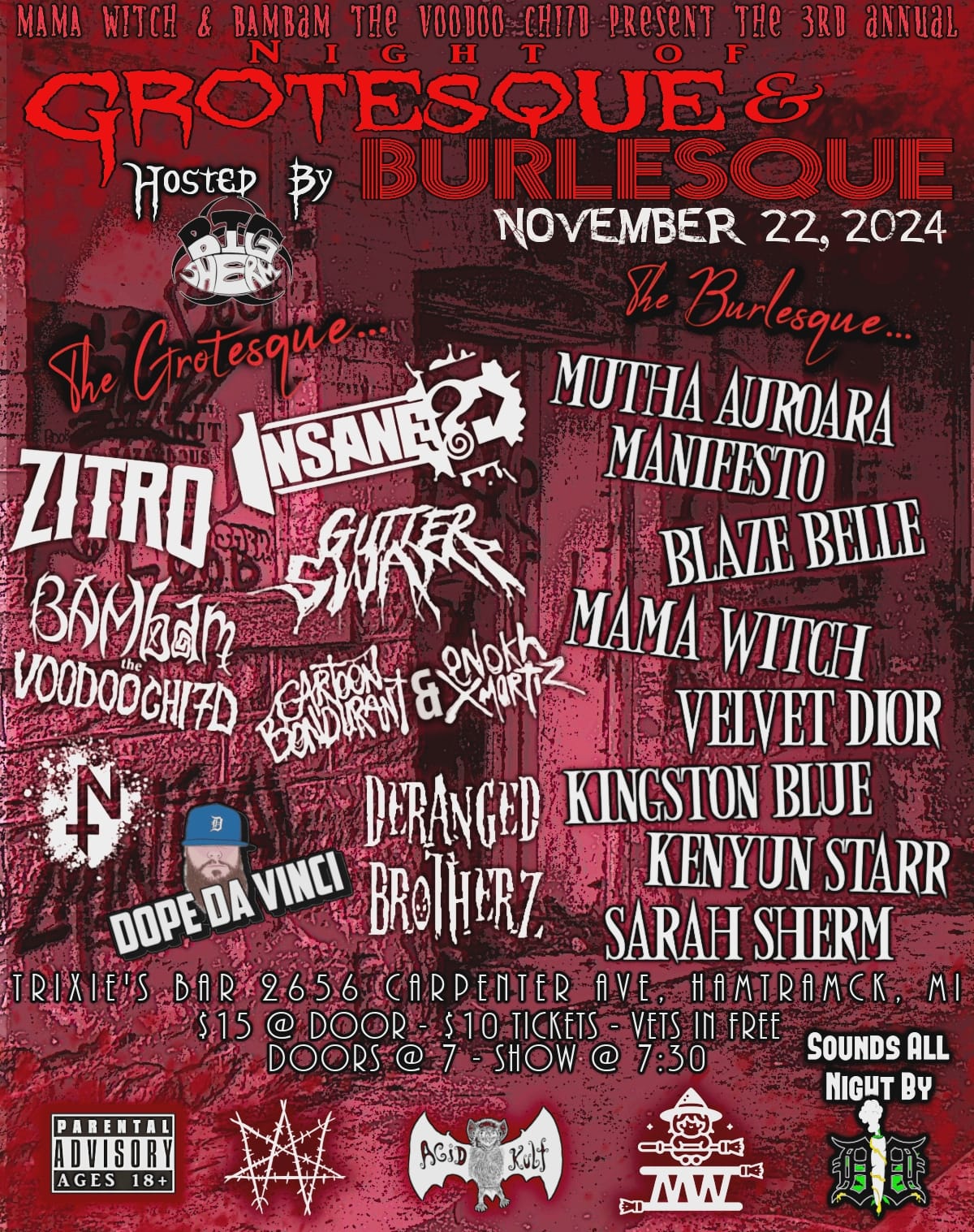 a night of underground music