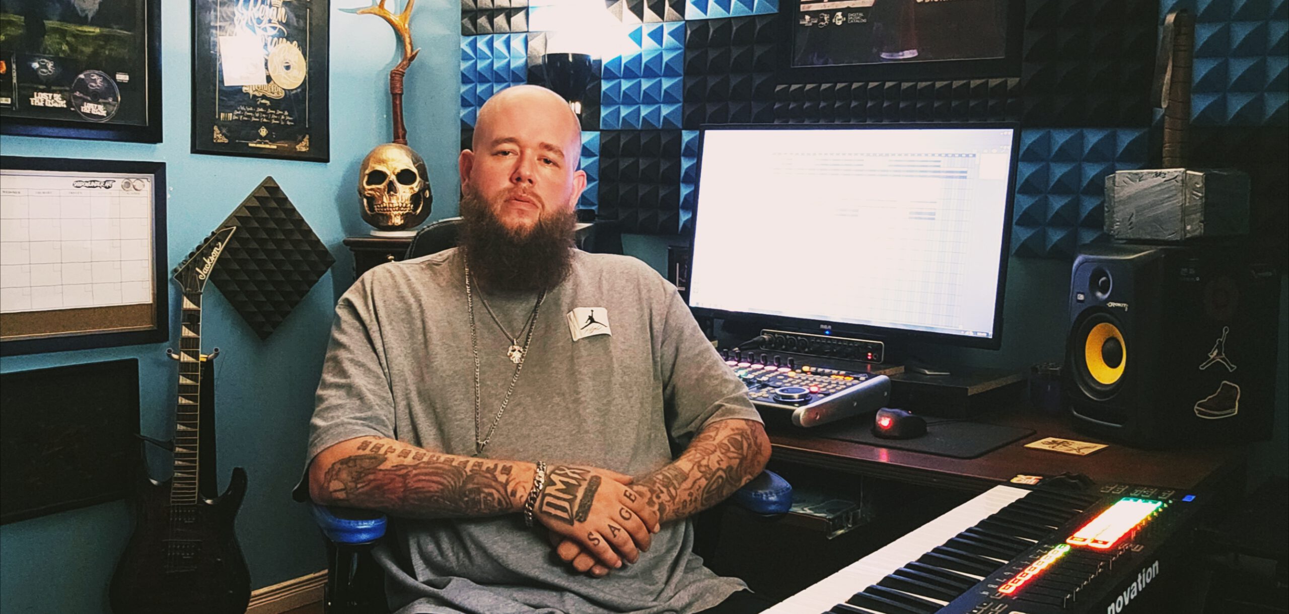 J RENO in studio
