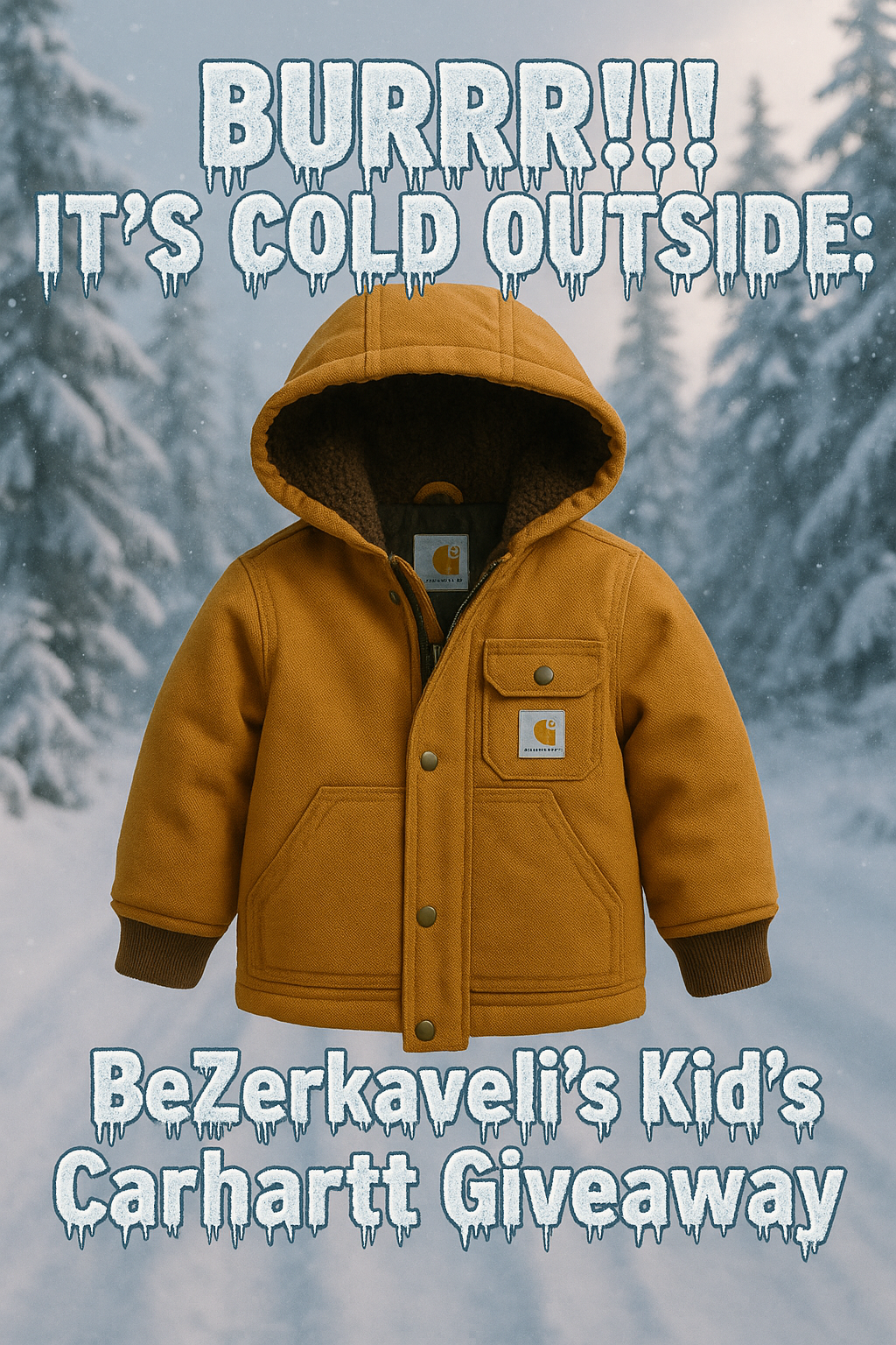 Carhartt Coat in Winter Wonderland